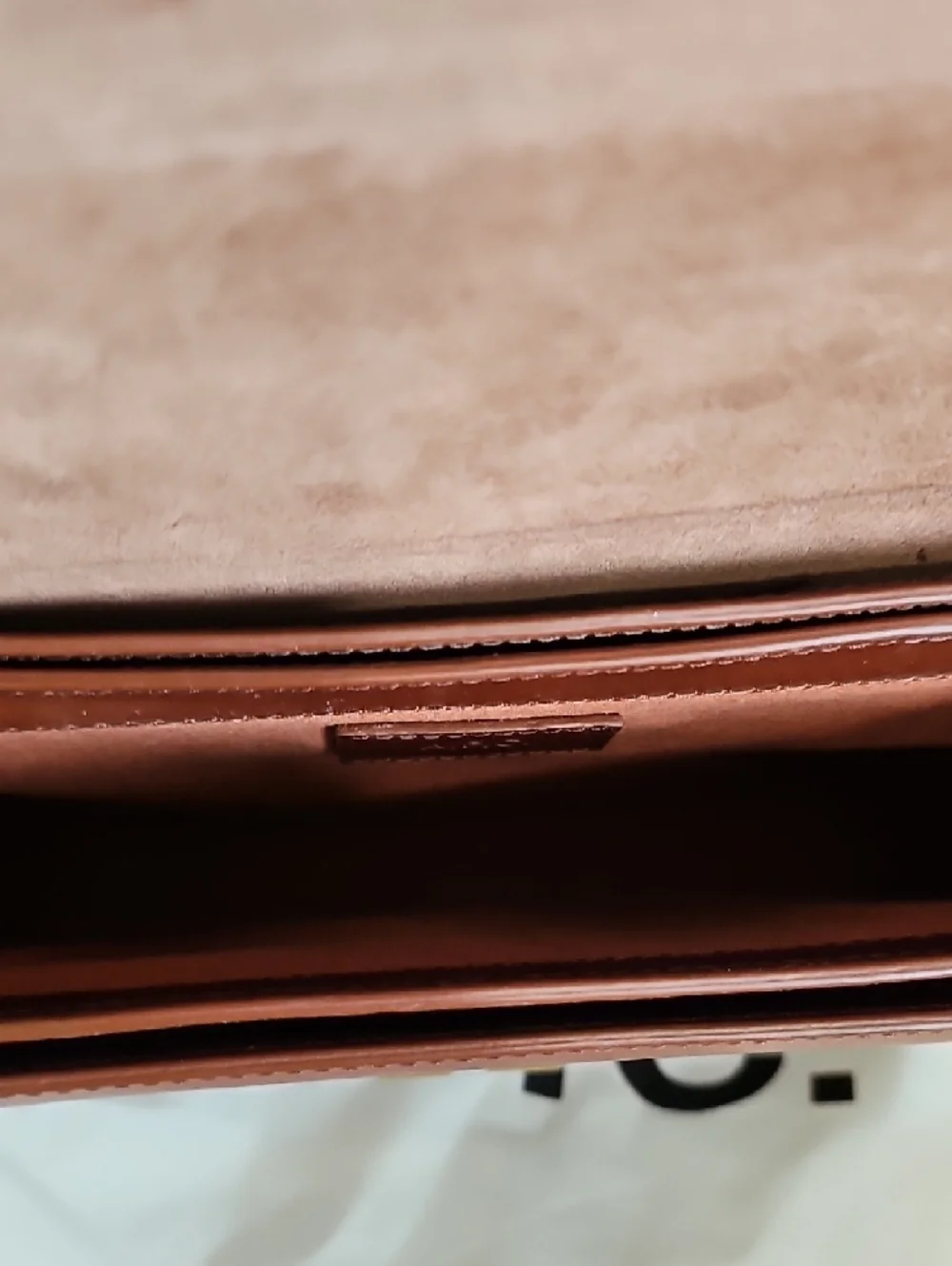 A.P.C. Chestnut Brown Leather Crossbody with Gold Hardware - Picture 5 of 10
